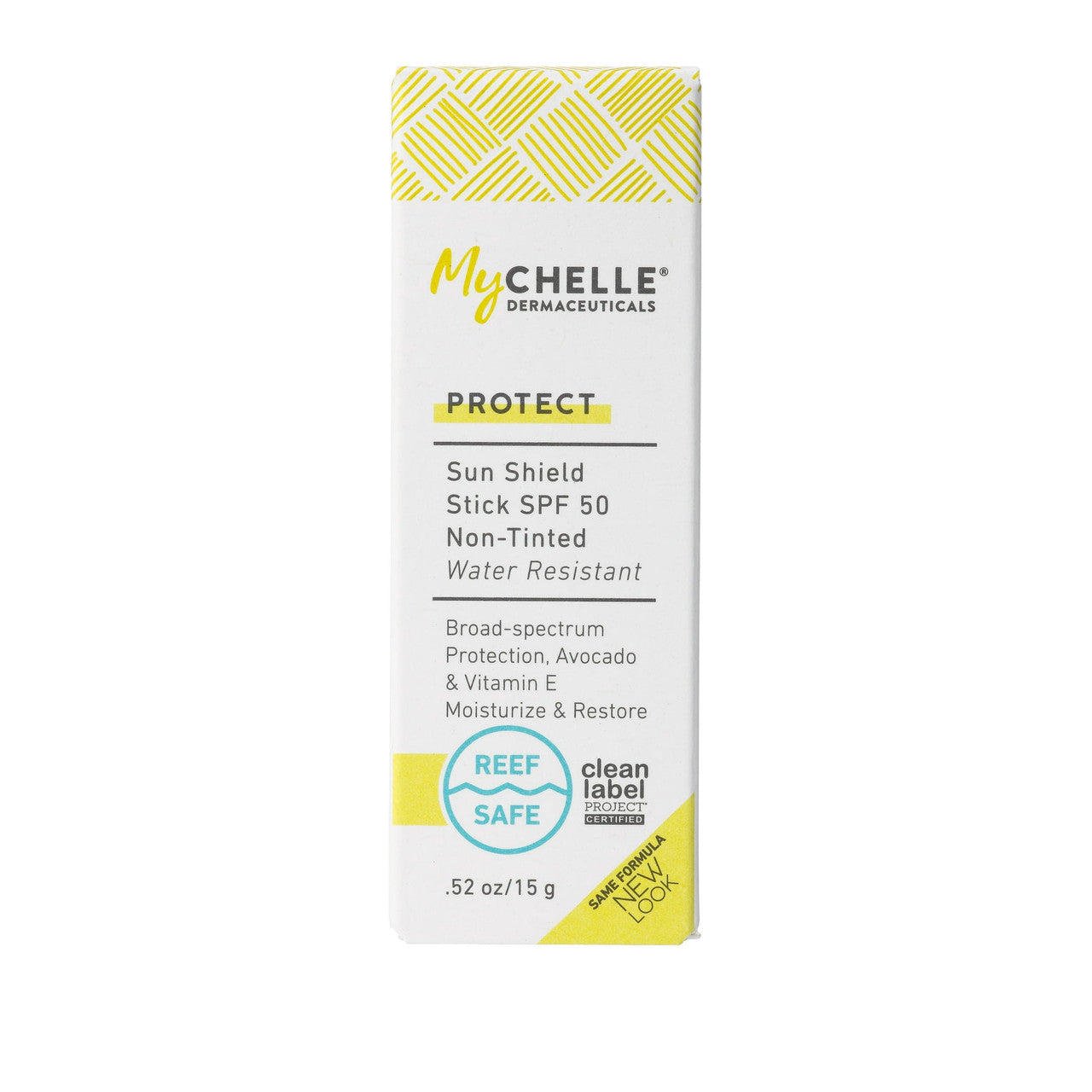 My Chelle Dermaceuticals Sun Shield Stick SPF 50, Non Tinted, 0.52 Oz